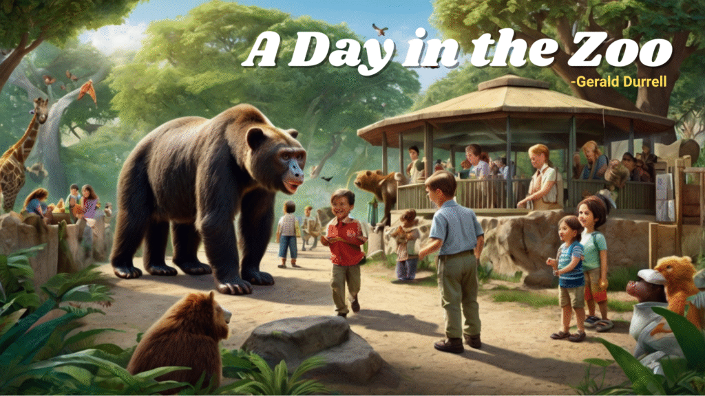 "A Day in the Zoo" By Gerald Durrell Summary, Questions and Answers: Class 9 WBBSE English Syllabus