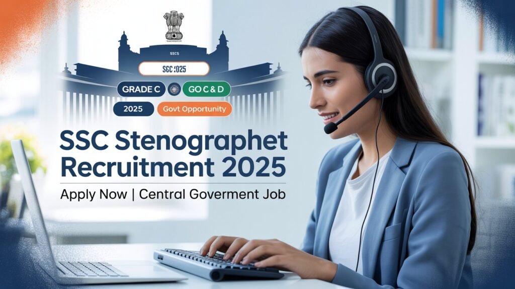 ssc stenographer recruitment 2025