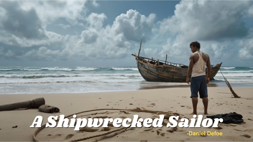 “A Shipwrecked Sailor” by Daniel Defoe Summary, Questions and Answers: Class 9 WBBSE Syllabus