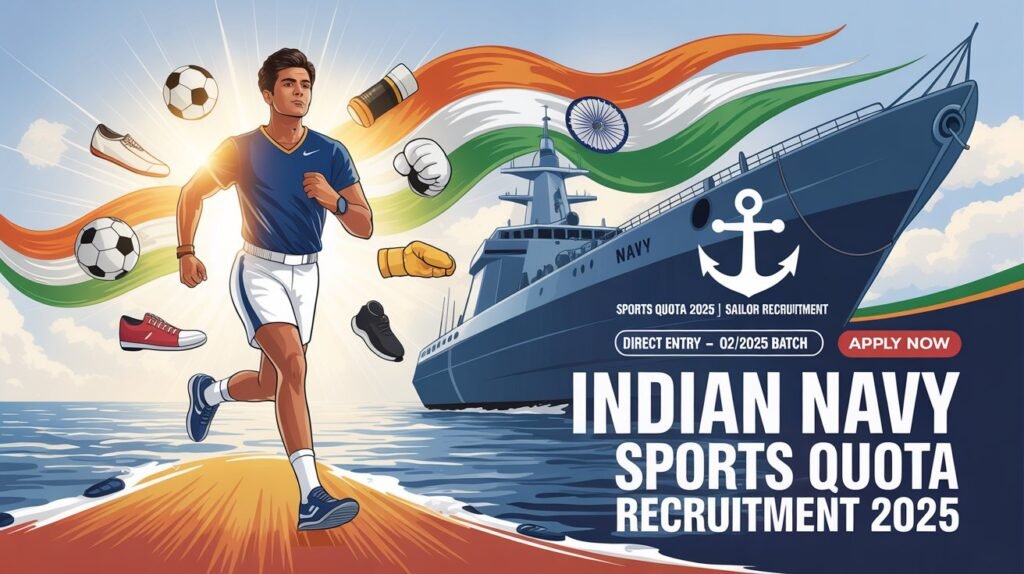 indian navy sports quota recruitment 2025