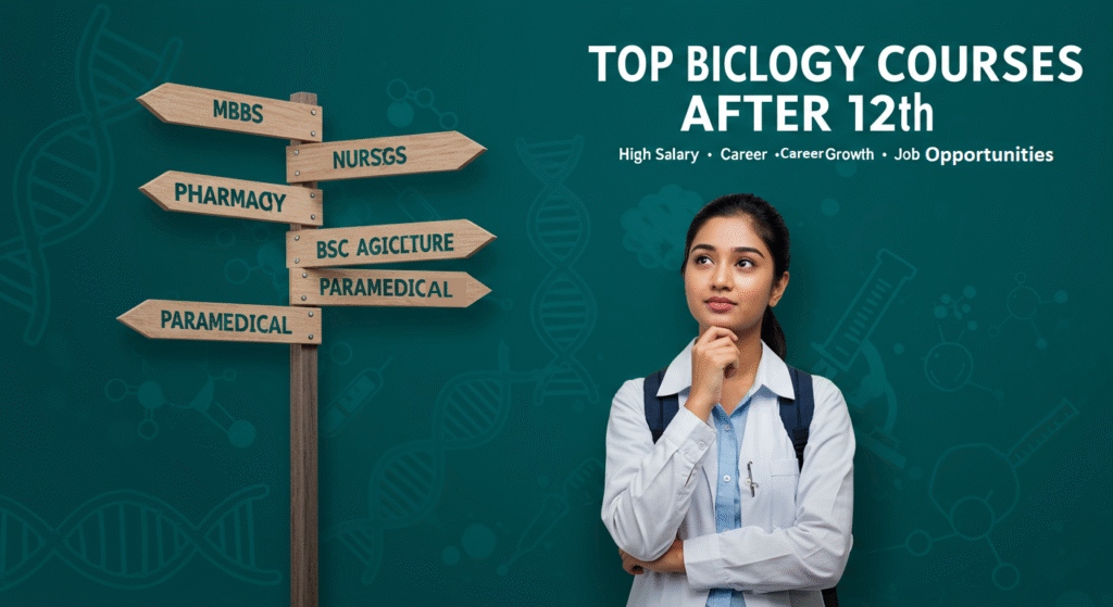 courses after 12th biology