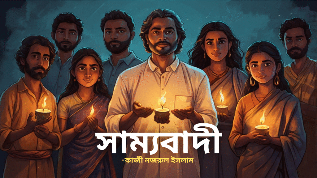 "সাম্যবাদী" কাজী নজরুল ইসলাম সারাংশ, প্রশ্ন ও উত্তর: একাদশ শ্রেণির বাংলা প্রথম সেমেস্টার Poem Sammobadi Summary, MCQ Questions and Answers