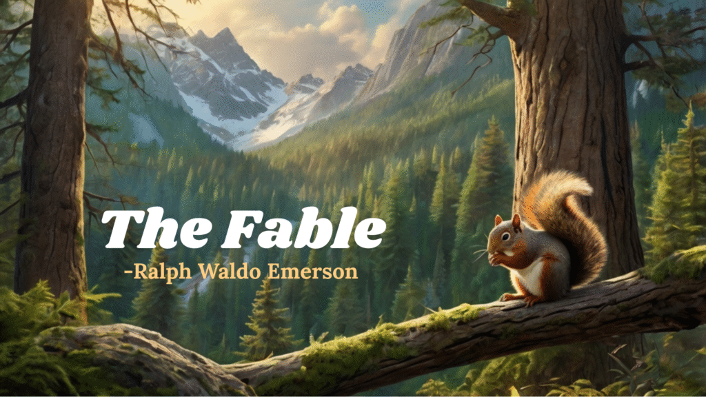 ‘Fable’ by Ralph Waldo Emerson Summary, Question Answer: Class 10 English Syllabus