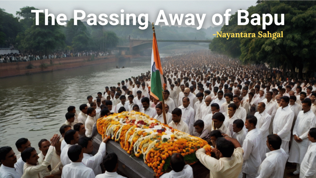 "The Passing Away of Bapu" by Nayantara Sahgal Summary, Question and Answer: Class 10 English Syllabus