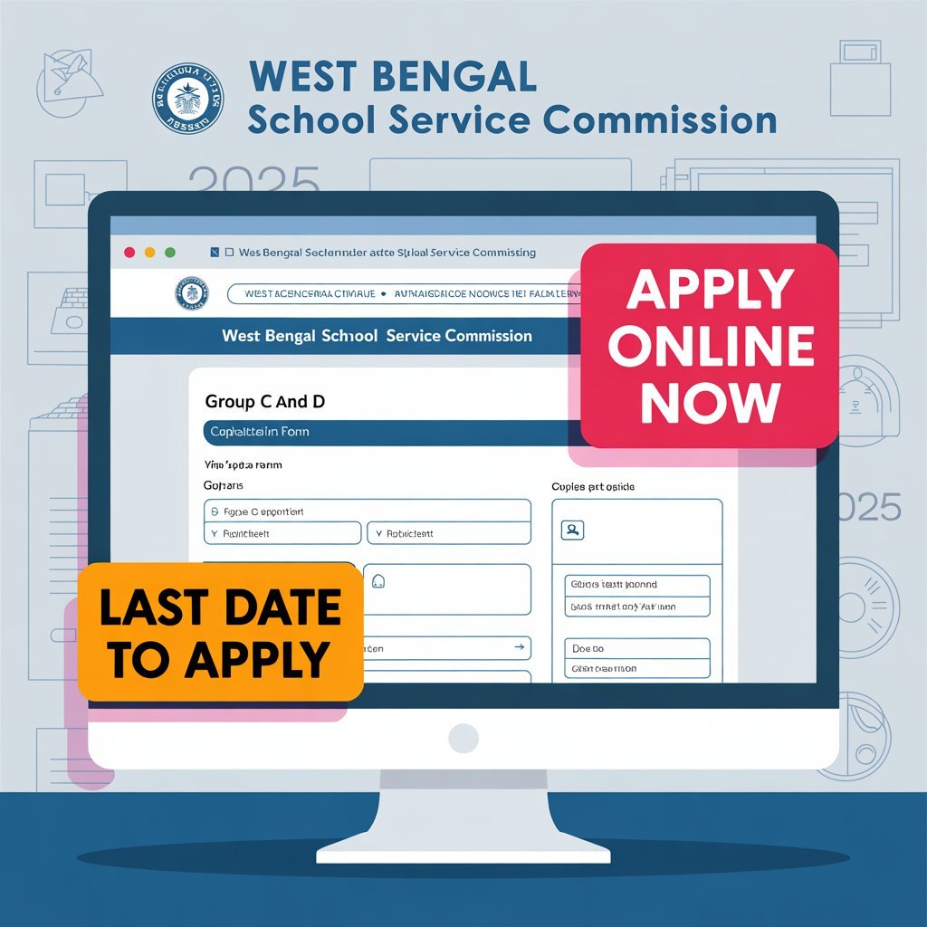 WBSSC 2025 GROUP C AND D ONLINE APPLICATION STARTS And Syllabus