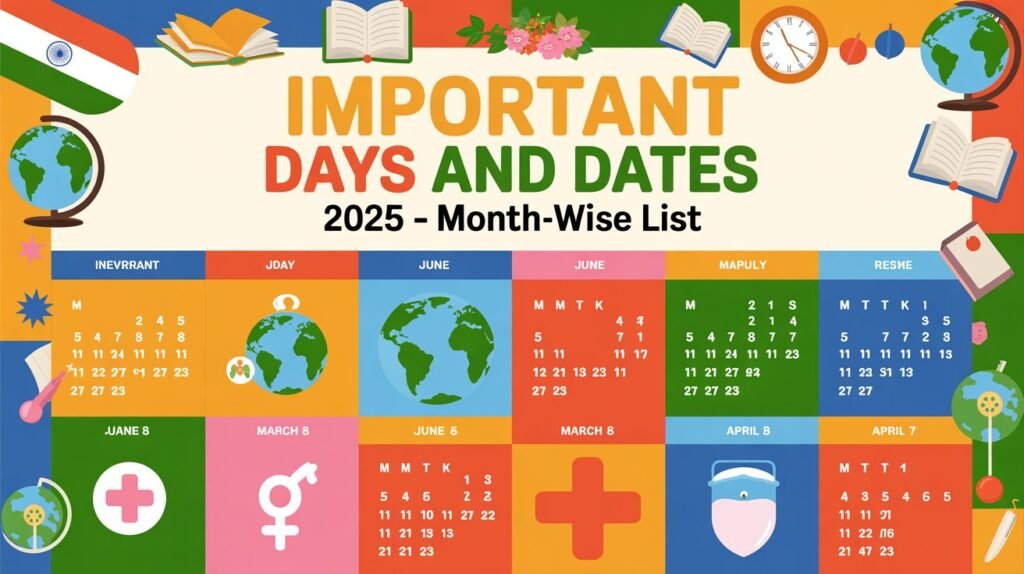 Important Days and Dates