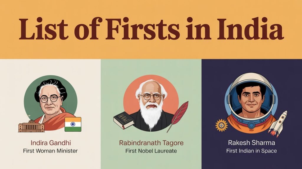 List of First in India